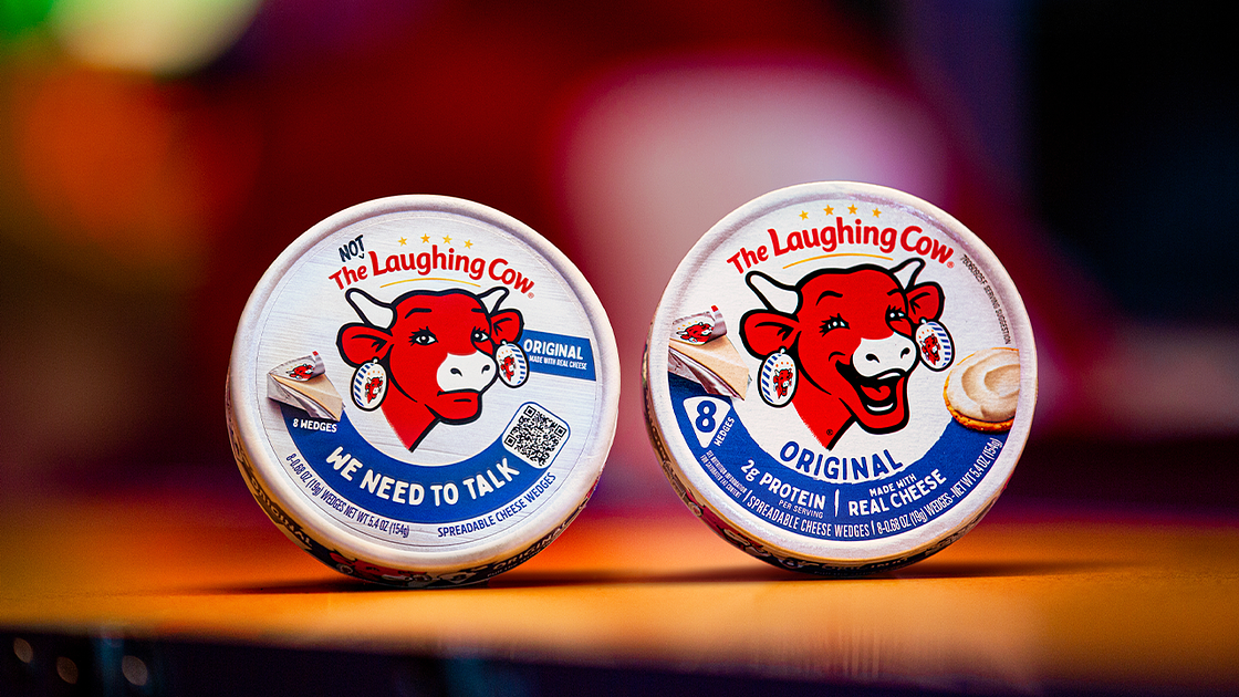 The Laughing Cow rolls out frowning mascot mystery campaign