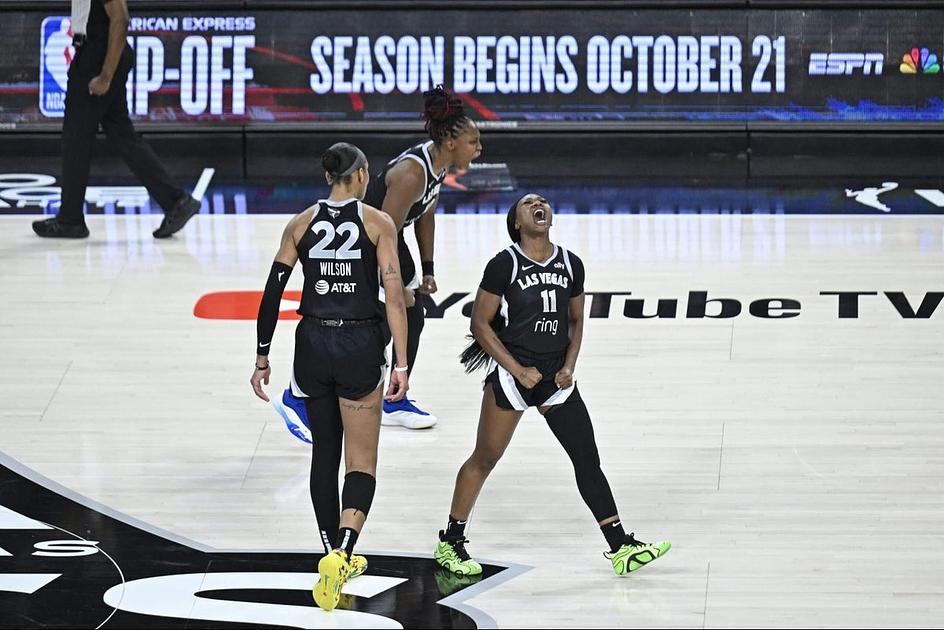 Aces Rally to Edge Mercury in WNBA Finals Opener