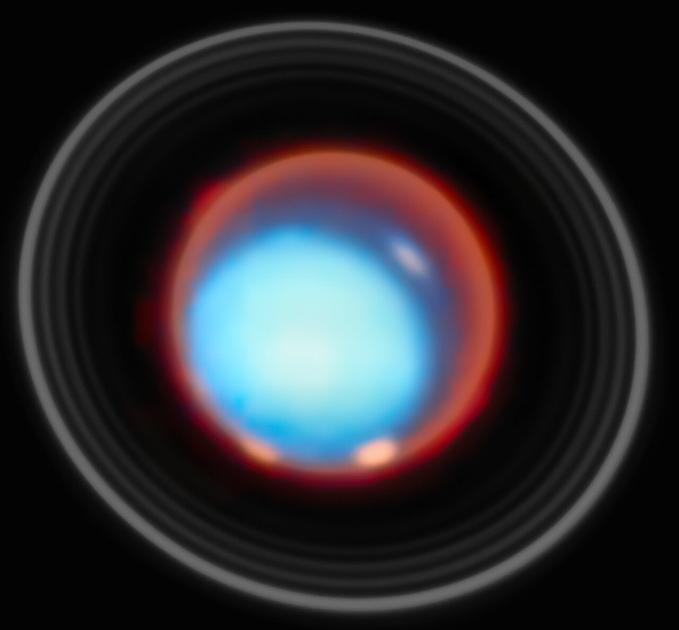 JWST Provides First 3D Map of Uranus's Upper Atmosphere