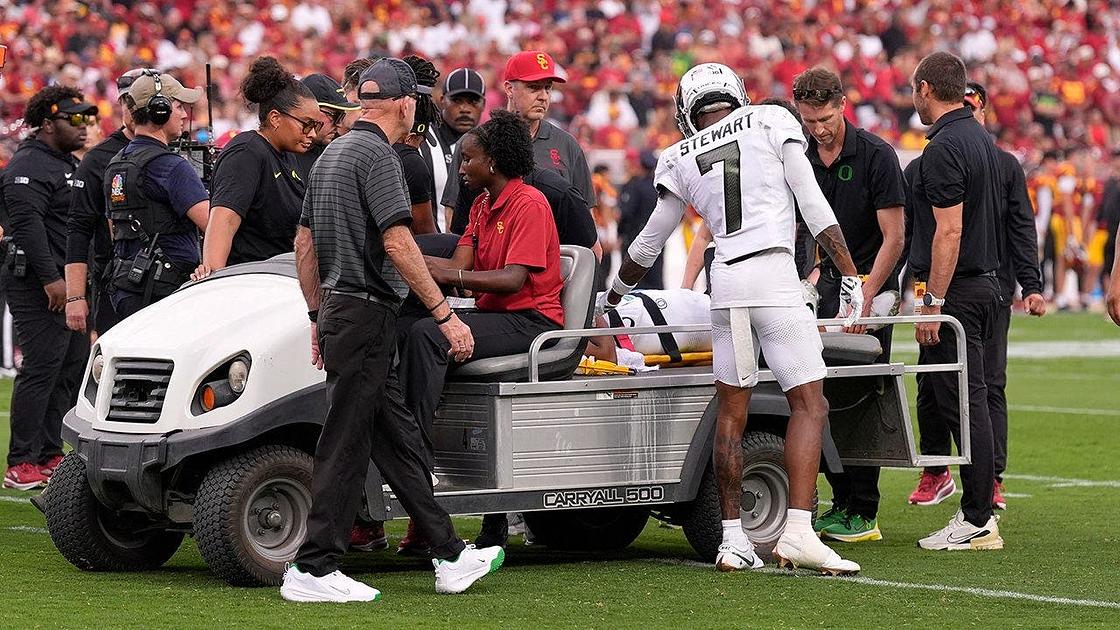 USC radio announcer criticized for downplaying Dante Moore’s concussion