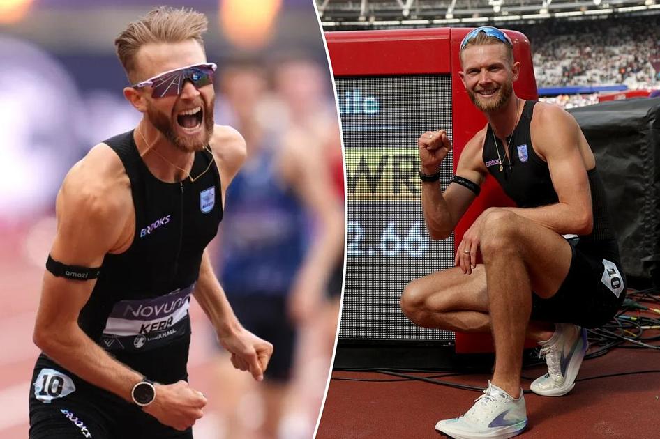 Josh Kerr shatters 27-year mile record in London