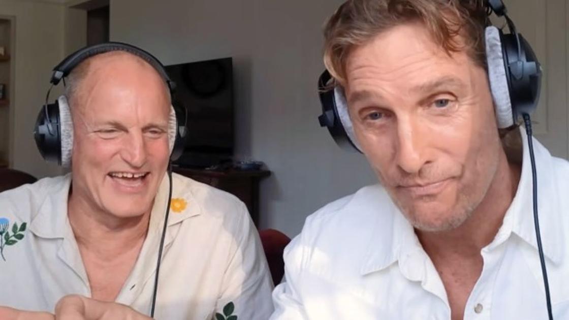 Harrelson and McConaughey tease half-brother rumor as 'Brothers' premieres