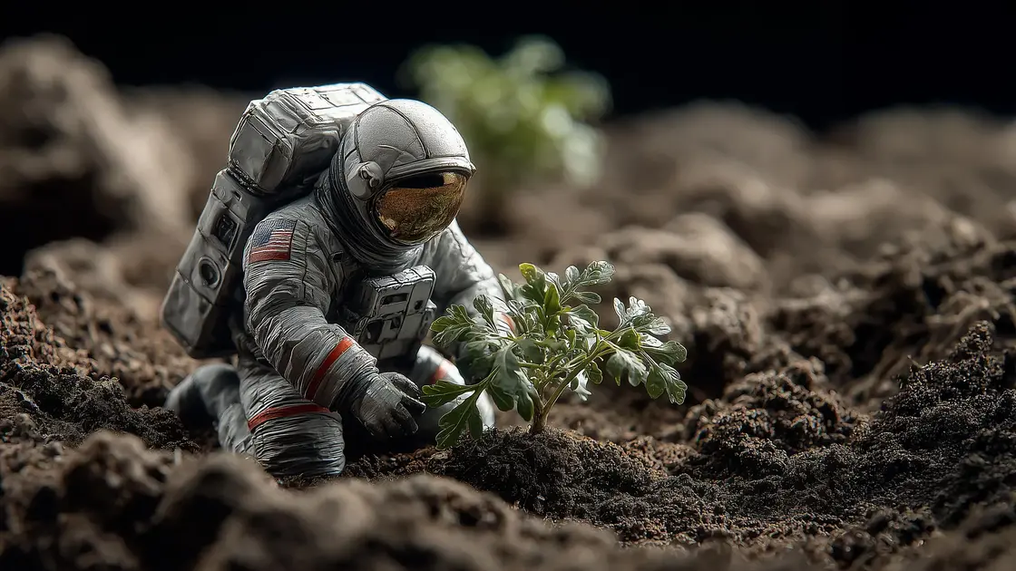Researchers Cultivate Chickpeas in Lunar Soil Simulant