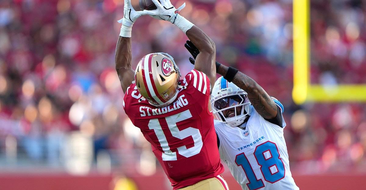 49ers rookie De’Zhaun Stribble records seven catches in preseason debut